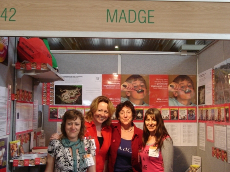 Madge at the Organic Expo